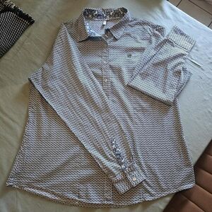 Men's Patterned Long Sleeve Shirt